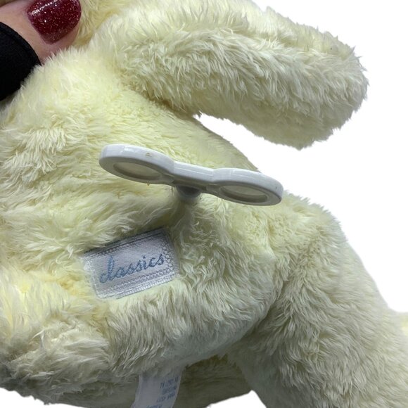 Carter's Classics Yellow Teddy Bear Plush Wind-Up Musical 11” Works - Picture 3 of 7